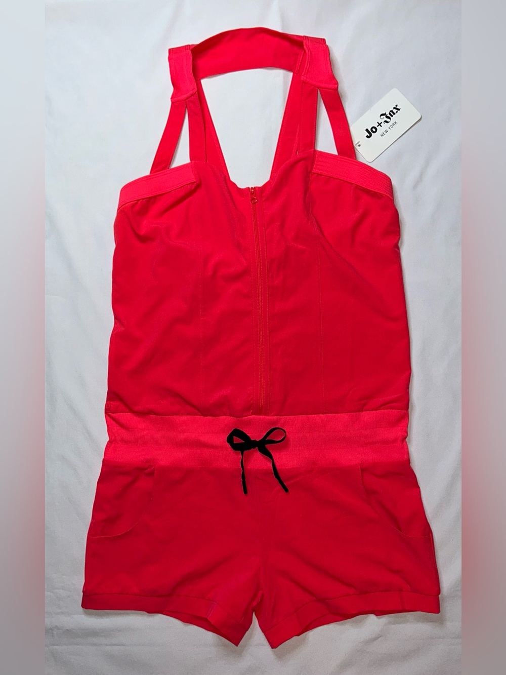 Jo+Jax Pippa Romper NWT Coral Pink Dance Gymnastics Activewear Adult Medium